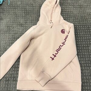 Carhartt Blush Hoodie with Logo